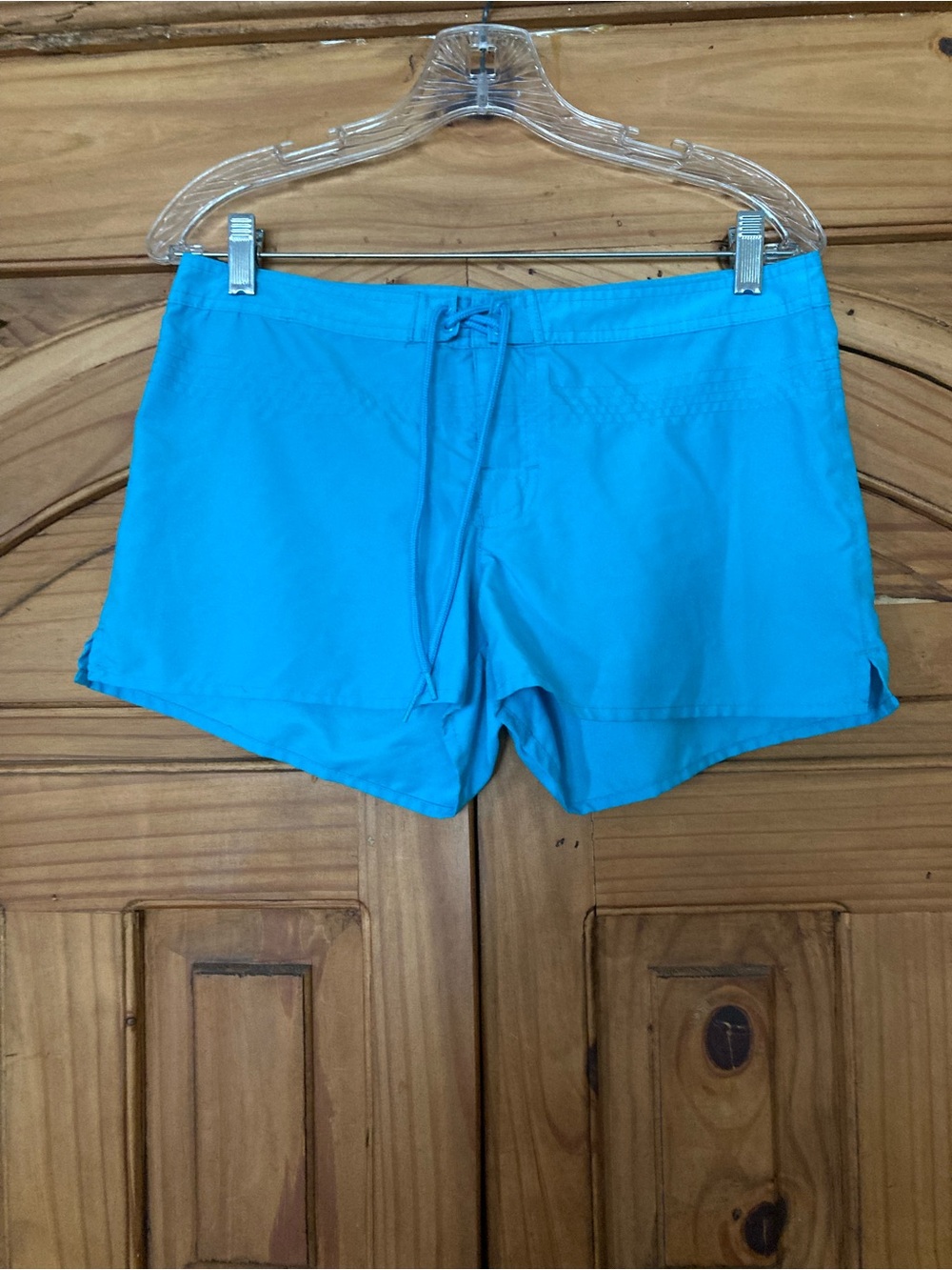 Joe Boxer Bright Turquoise Women’s Drawstring Swim Shorts S
